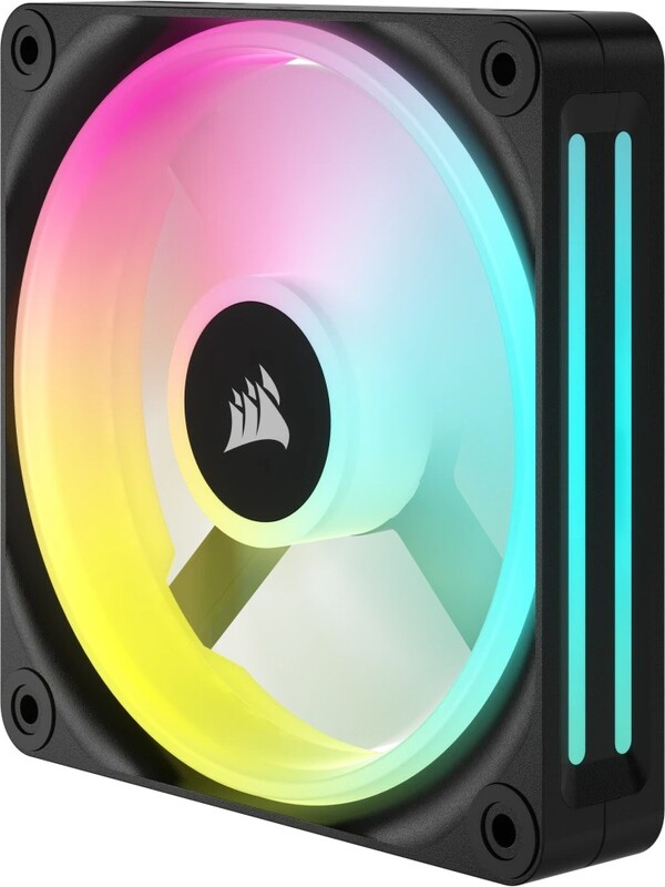Corsair icue link qx120 starterskit ca 776176 5 orig - Corsair iCUE LINK QX120 RGB 120mm PWM Fans Starter Kit Black Case Fan