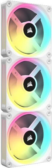 Corsair icue link qx120 starterskit ca 776282 - Corsair iCUE LINK QX120 RGB 120mm PWM Fans Starter Kit White Case Fan