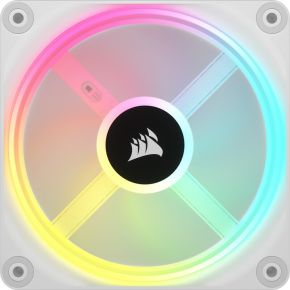 iCUE LINK QX140 RGB 140mm PWM Fan Expansion Kit White - afbeelding 2
