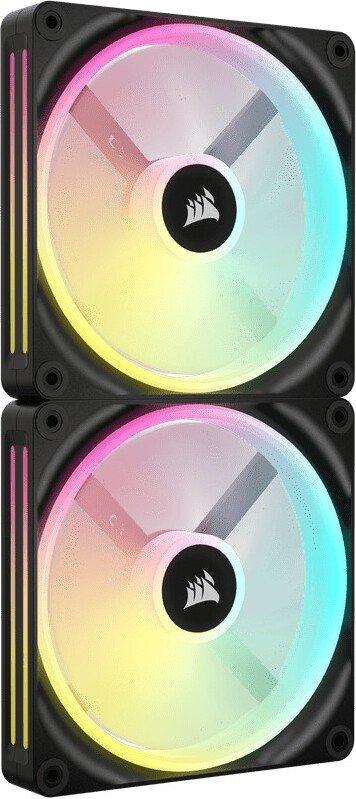 Corsair icue link qx140 starter case f - Corsair iCUE LINK QX140 RGB 140mm PWM Fans Starter Kit Case Fan