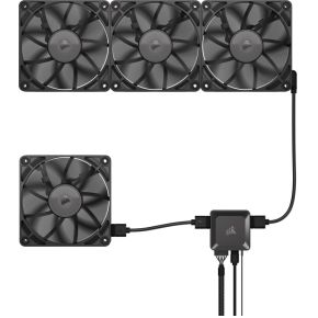 iCUE LINK RX120 120mm PWM Fan Triple Starter Kit Black - afbeelding 7