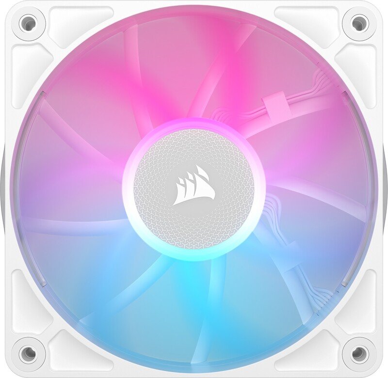 Corsair icue link rx120 case fan 777146 - Corsair iCUE LINK RX120 RGB PWM Single Fan 120mm Case Fan (White)