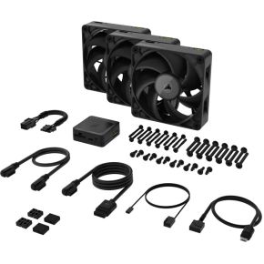 iCUE LINK RX120 MAX 120mm PWM Fan Starter Kit - Black - afbeelding 3
