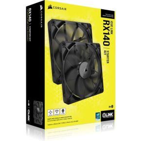 iCUE LINK RX140 140mm PWM Fan Starter Kit Black - afbeelding 5