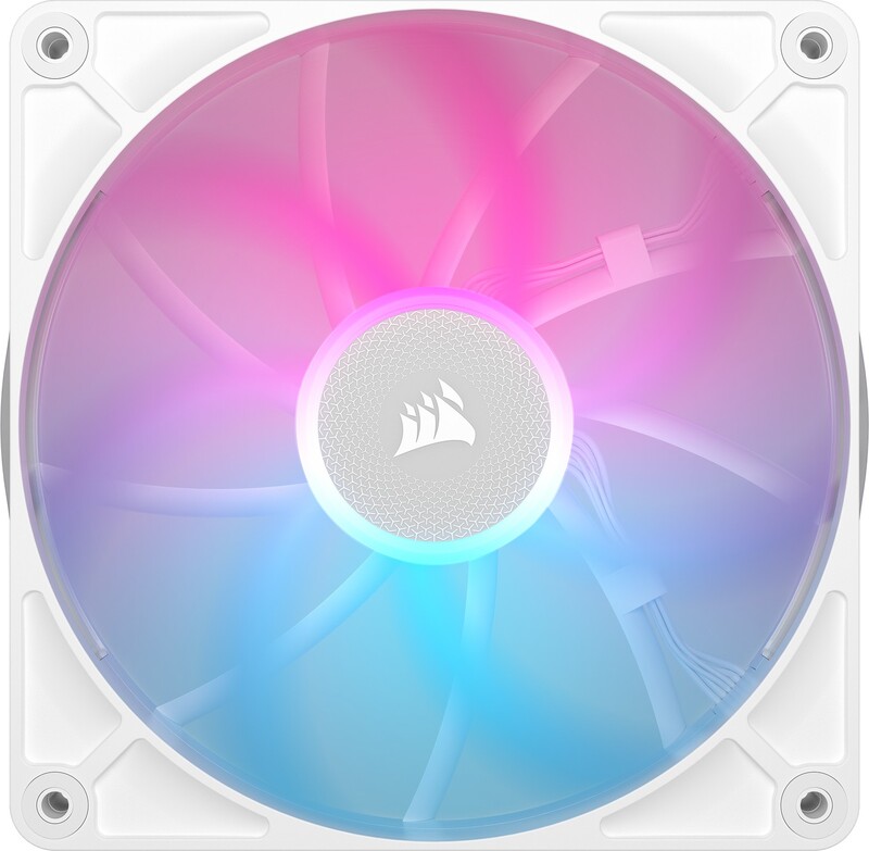 Corsair icue link rx140 140mm pwm whit 776249 2 orig - Corsair iCUE LINK RX140 RGB 140mm PWM Fan Starter Kit White Case Fan