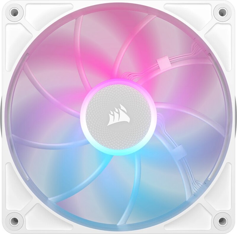 Corsair icue link rx140 max 140mm pwm 4 orig - Corsair iCUE LINK RX140 MAX RGB PWM Thick Fans 140mm Case Fan (White)