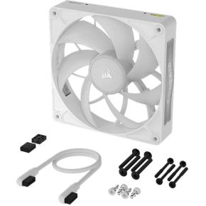 iCUE LINK RX140 MAX RGB White Single Pack 140mm Case Fan (White) - afbeelding 3