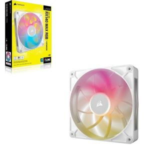 iCUE LINK RX140 MAX RGB White Single Pack 140mm Case Fan (White) - afbeelding 4