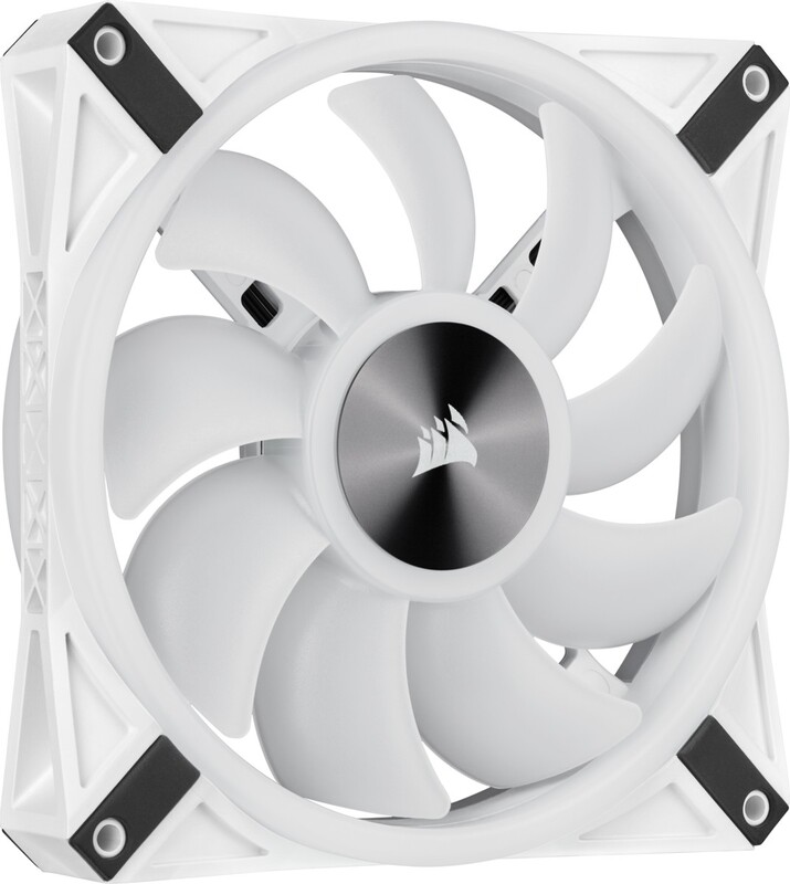 Corsair icue ql140 case fan 2 orig - Corsair iCUE QL140 RGB PWM White Dual Fan Kit 140mm Case Fan (White)