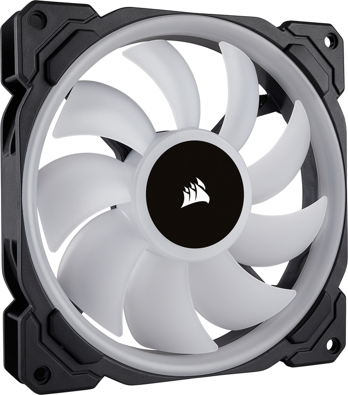 Corsair ll series ll140 140mm dual lig 3 orig - Corsair LL140 RGB 140mm Dual Light Loop PWM Fan Case Fan