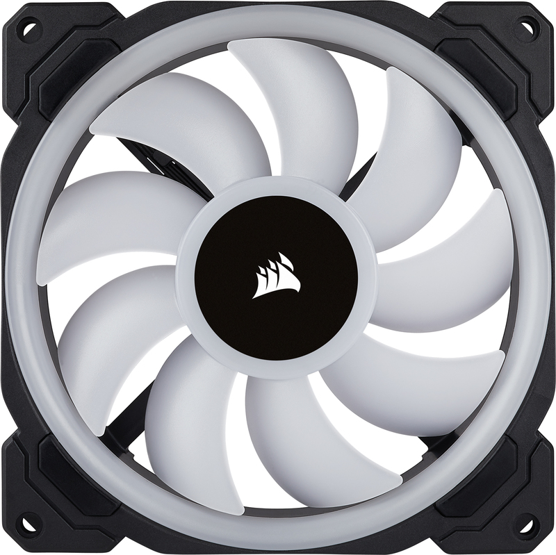 Corsair ll series ll140 140mm dual lig 4 orig - Corsair LL140 RGB 140mm Dual Light Loop PWM Fan Case Fan