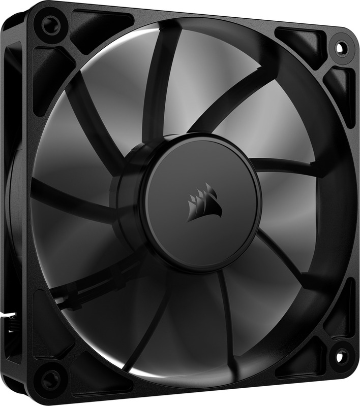 Corsair rs120 pwm case fan 776285 2 orig - Corsair RS120 PWM 120mm Fan Single Pack Black Case Fan