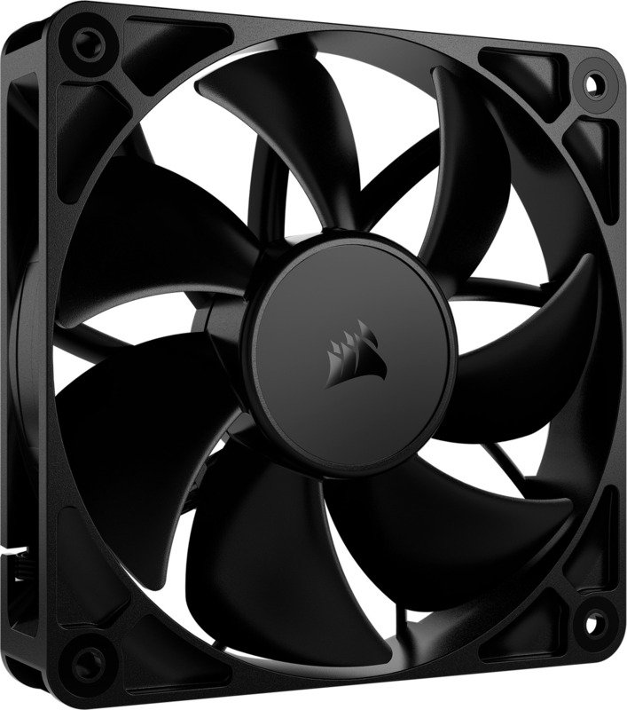 Corsair rs120 pwm case fan 776285 - Corsair RS120 PWM 120mm Fan Single Pack Black Case Fan