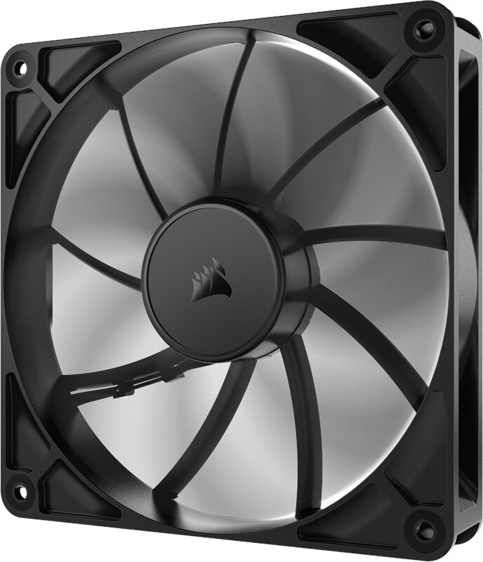 Corsair rs140 pwm black ventilatorhuis 4 orig - Corsair RS140 High-Performance PWM 140mm Case Fan - Black