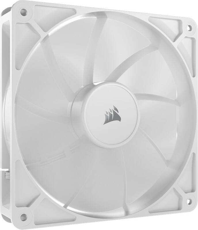 Corsair rs140 pwm case fan 776189 2 orig - Corsair RS140 PWM 140mm Fan White (Dual Pack) Case Fan