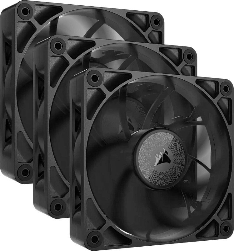 Corsair rx120 max thick case fan 776246 - Corsair iCUE LINK RX120 MAX 120mm PWM Fan Starter Kit - Black Case Fan