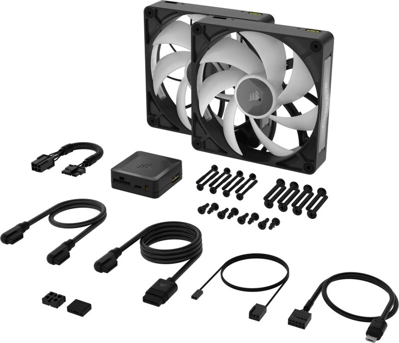 Corsair rx140 max case fan 3 orig - Corsair iCUE LINK RX140 MAX RGB PWM Thick Kit 140mm Case Fan (Black)