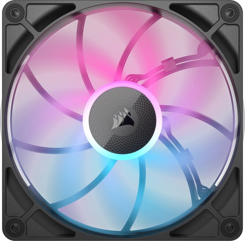 Corsair rx140 max case fan 4 orig - Corsair iCUE LINK RX140 MAX RGB PWM Thick Kit 140mm Case Fan (Black)