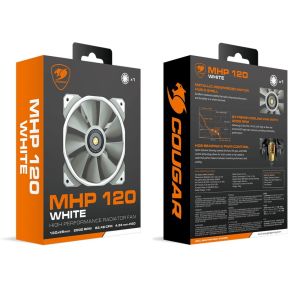MHP120 White High-Performance 120mm PWM Fan - afbeelding 6