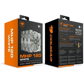 MHP120 White High Performance Radiator Fan 120mm Case Fan (White) - afbeelding 5