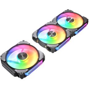 APOLAR 120 ARGB 3-Pack 120mm Case Fan (Black) - afbeelding 5