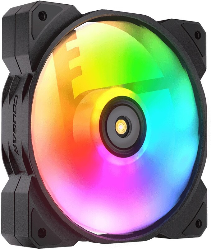 Cougar cf mhp12hb computer ventilator 2 orig - COUGAR MHP 120 ARGB High Performance Radiator 120mm Case Fan (Black)