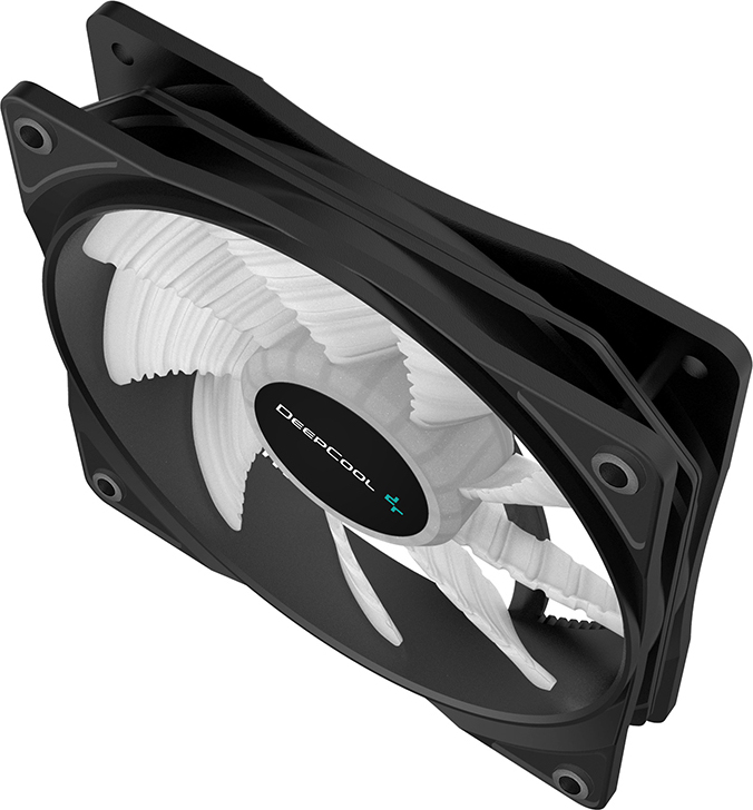 Deepcool 120r single colour red led 120 4 orig - DeepCool RF 120 R 120mm Case Fan (Red)