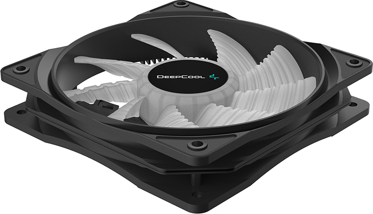 Deepcool 120r single colour red led 120 5 orig - DeepCool RF 120 R 120mm Case Fan (Red)