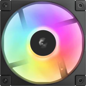 FD12 Black 3-in-1 PWM Pack 120mm Case Fan (Black) - afbeelding 3