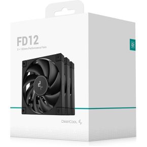 FD12 Black 3-in-1 PWM Pack 120mm Case Fan (Black) - afbeelding 7