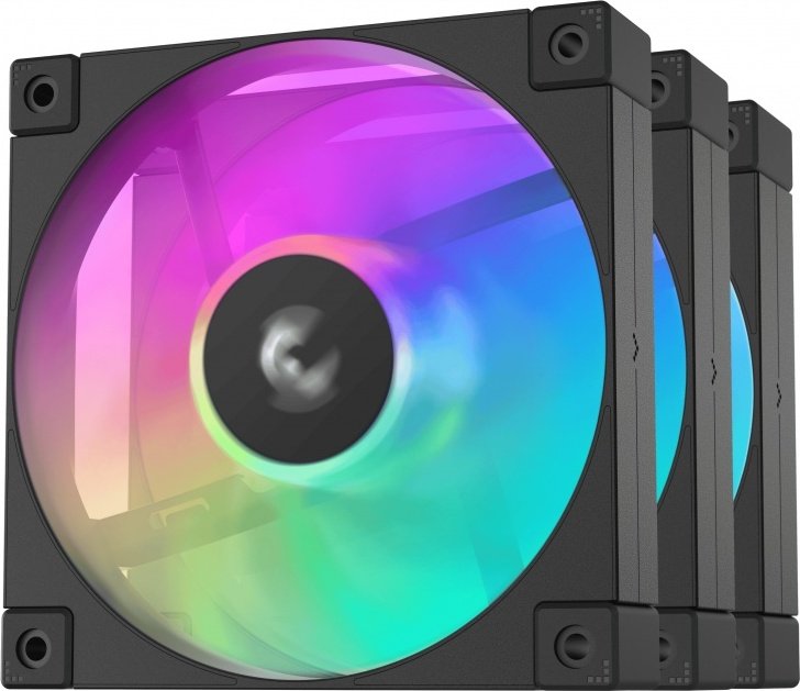 Deepcool fd12 3 in 1 - Deepcool FD12 ARGB 3-in-1 Black 120mm Case Fan (Black)
