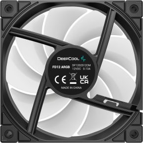 Deepcool fd12 computer behuizing ventil 5 orig - DeepCool FD12 ARGB 120mm PWM Fan Black Case Fan