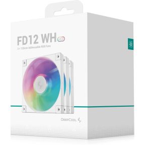 FD12 ARGB WH 120mm Case Fan - 3-Pack - afbeelding 6