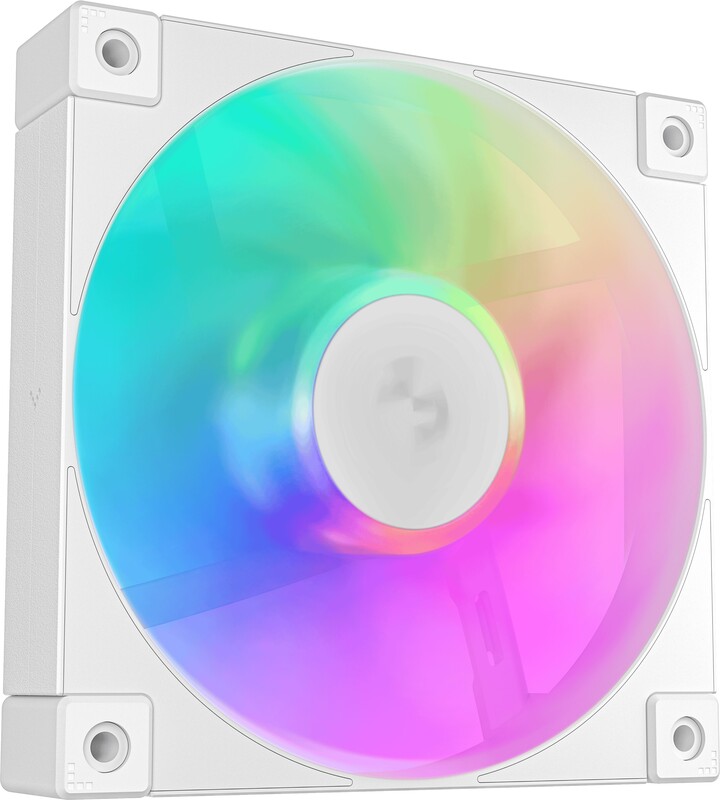 Deepcool fd12 wh 3in1 4 orig - DeepCool FD12 ARGB WH 120mm Case Fan - 3-Pack