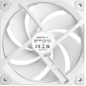 Deepcool fd12 wh v2 computer behuizing 3 orig - Deepcool FD12 WH V2 120mm Case Fan (White)