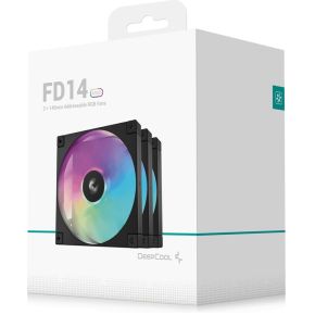 FD14 ARGB 140mm PWM Case Fan (3-Pack) - Black - afbeelding 6