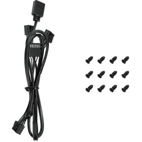 FL12 120mm PWM ARGB Fans 3-Pack - Black - afbeelding 6