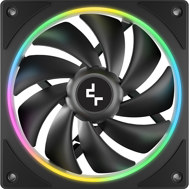 Deepcool fl12 se 2 orig - DeepCool FL12 SE ARGB 120mm PWM Case Fan - Black