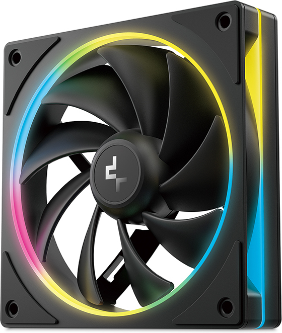 Deepcool fl12 se 3in1 black 3 orig - Deepcool FL12 SE 3-in-1 Black 120mm Case Fan (Black)