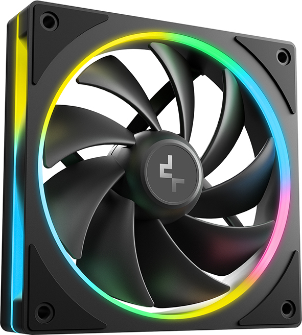 Deepcool fl12 se 4 orig - DeepCool FL12 SE ARGB 120mm PWM Case Fan - Black