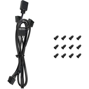 FL12R 120mm ARGB PWM Reversed Blade Fan (3-Pack, Black) Case Fan - afbeelding 5