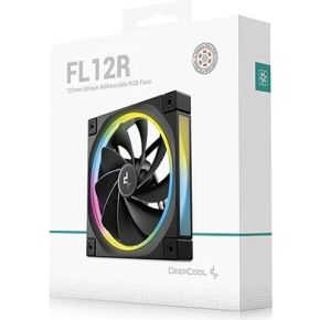 FL12R 120mm Reversed ARGB PWM Case Fan - Black - afbeelding 6