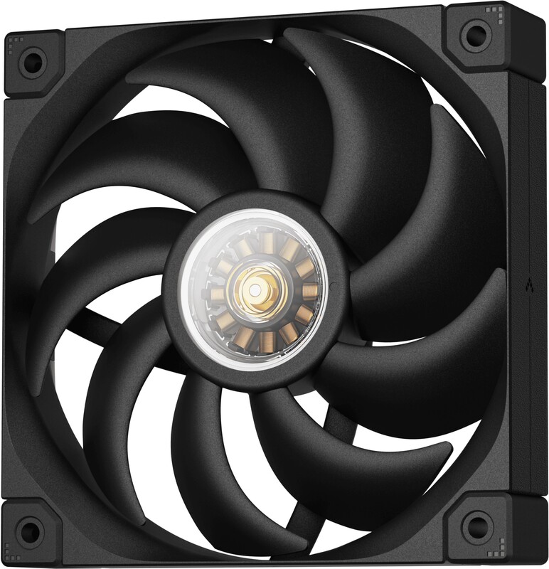 Deepcool ft12 black 2 orig - DeepCool FT12 High Performance 120mm PWM Fan Black Case Fan