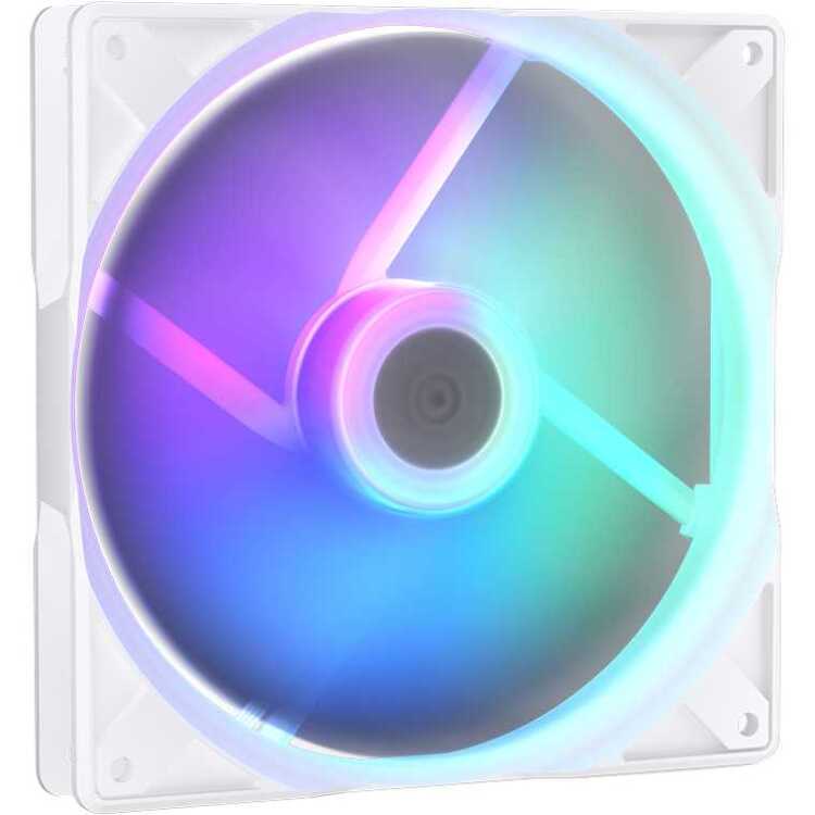 Stratus 140 White PWM ARGB Case Fan 200-1200 RPM FDB