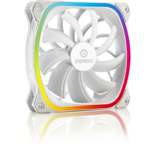 SquA RGB White 120mm PWM Case Fan - Triple Pack - afbeelding 2