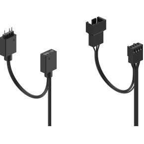 Aspect 14 RGB PWM Black Frame 140mm Case Fan (Black) - afbeelding 5