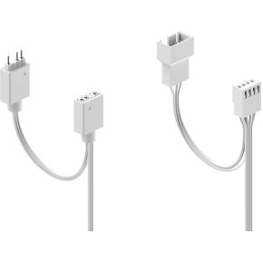 Aspect 14 RGB PWM White 140mm Case Fan (White) - afbeelding 5