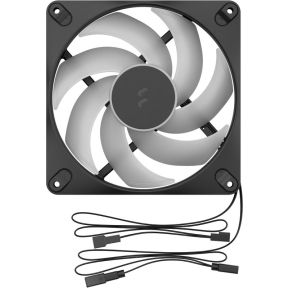 Fractal Design Dynamic 3 - 14 RGB 3-Pack Black case fan, productafbeelding 7