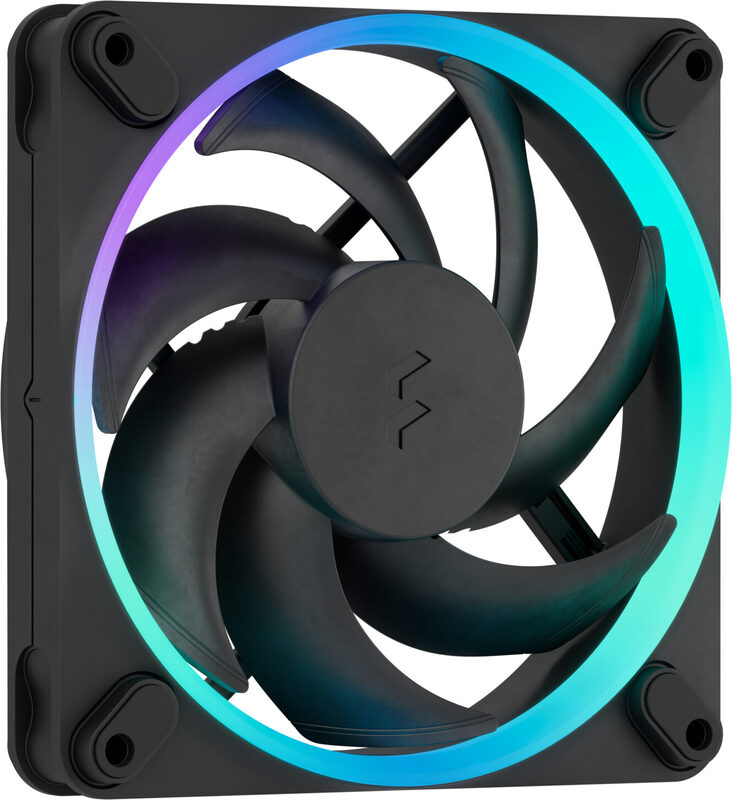Fractal design momentum 12 case fan 777085 2 orig - Fractal Design Momentum 12 RGB Black 120mm PWM Case Fan - 3 Pack