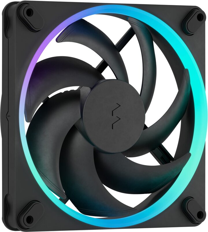 Fractal design momentum 14 case fan 777051 2 orig - Fractal Design Momentum 14 RGB PWM Black 3-pack 140mm Case Fan (Black)